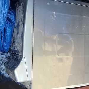 Silver cabrio natural gas washer